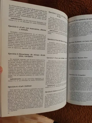 Libro culturismo años 80