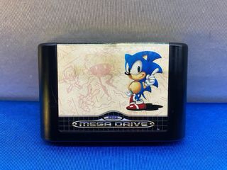 JUEGO SEGA MEGA DRIVE SONIC THE HEDGEHOG SIN CAJA