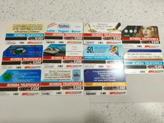 Lotto 11 schede telefoniche