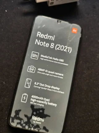 Xiaomi Redmi Note 8 (2021) Negro