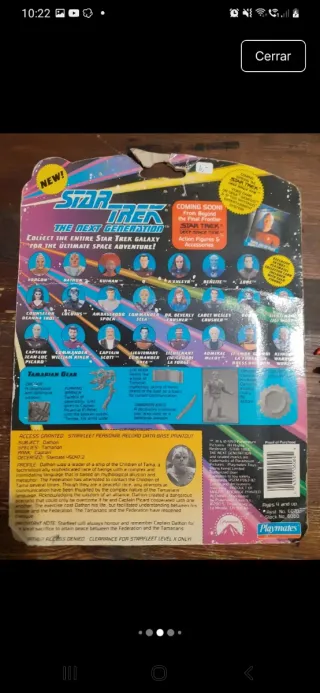 Star Trek TNG Capitán Dathon 1993 Playmates