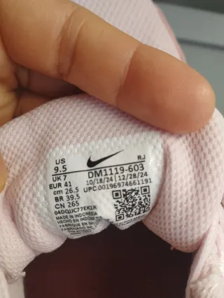 Zapatillas Nike Rosas y Blancas