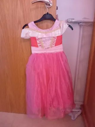 Vestido de princesa rosa