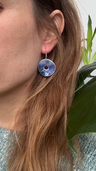 Pendientes de cerámica hechos a mano