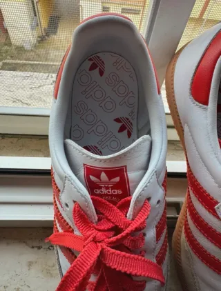 Adidas Samba Scarpe da Ginnastica Rosse e Bianche