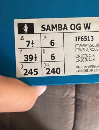 Adidas Samba Scarpe da Ginnastica Rosse e Bianche