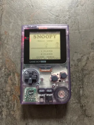 Nintendo Game Boy Pocket Morado Transparente