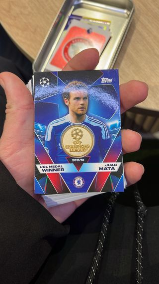 Tarjeta de Colección Juan Mata UCL 2011/12