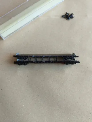 Lote 2 vagones portacontenedores