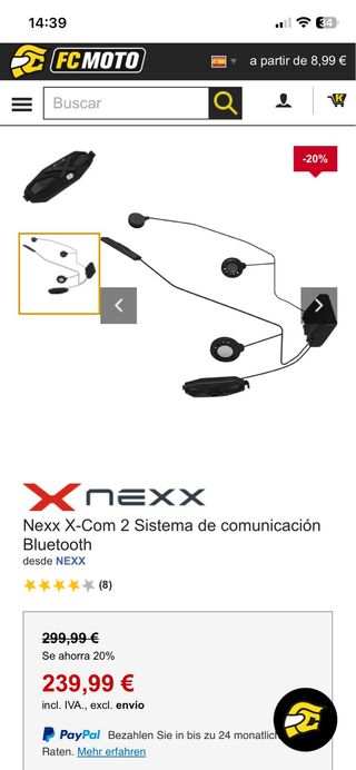 Casco Nexx X. Vilijord (XL) + Bluetooth