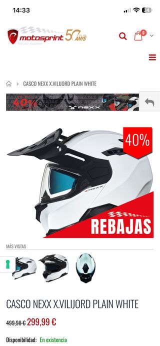 Casco Nexx X. Vilijord (XL) + Bluetooth