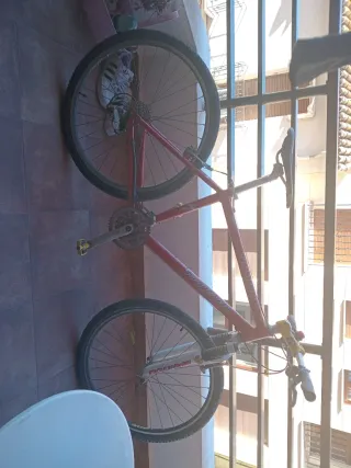 Bicicleta Specialized cuadro rojo