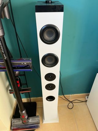 Altavoz Torre Avenzo Bluetooth Blanco/Negro