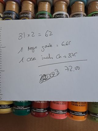 Lote Pinturas DecoArt Americana