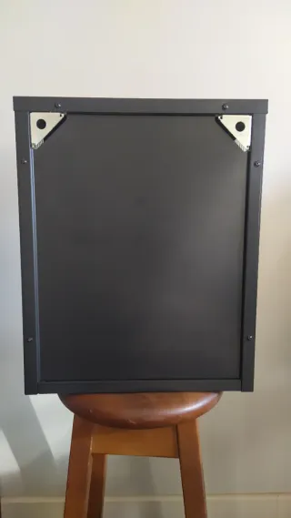 Vetrina Mossjon IKEA Nera e Trasparente