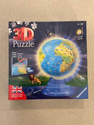Puzzle 3D Globo Terráqueo con Luz PRECINTADO