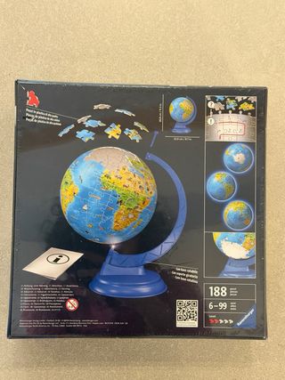 Puzzle 3D Globo Terráqueo con Luz PRECINTADO