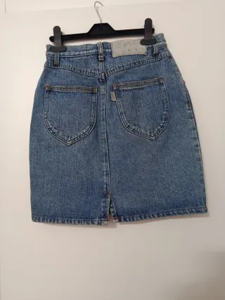 Gonna di jeans blu taglia S