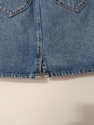 Gonna di jeans blu taglia S