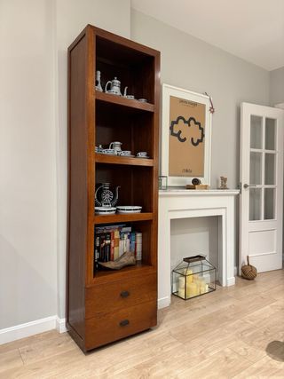 Librería Estantería Teca