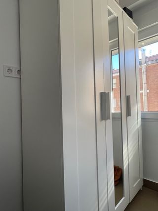 Armadio 3 porte bianco 117x50x190 cm Brimnes