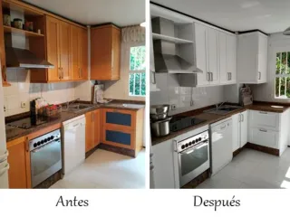Restauración Muebles Cocina/Ropero Madera