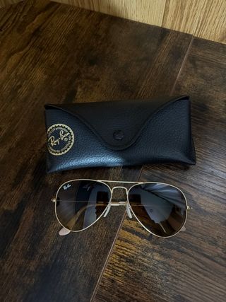 Gafas Ray-Ban Aviator Large Metal Doradas Mujer