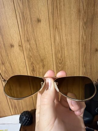 Gafas Ray-Ban Aviator Large Metal Doradas Mujer