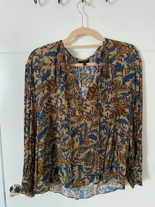 Blusa Massimo Dutti Estampada