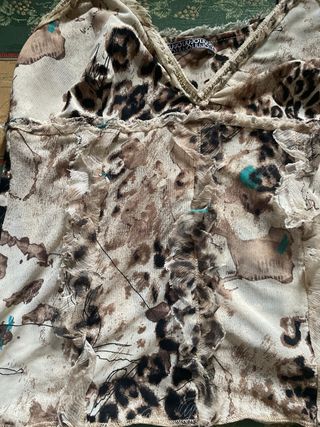 Top Liu Jo vintage stampa maculata