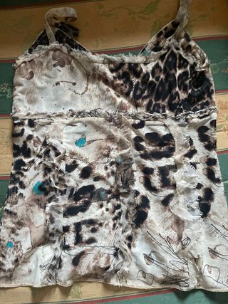 Top Liu Jo vintage stampa maculata