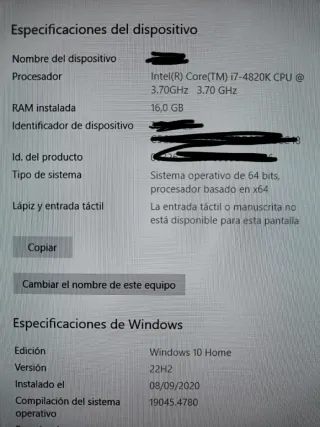 PC / Ordenador (sin GPU)