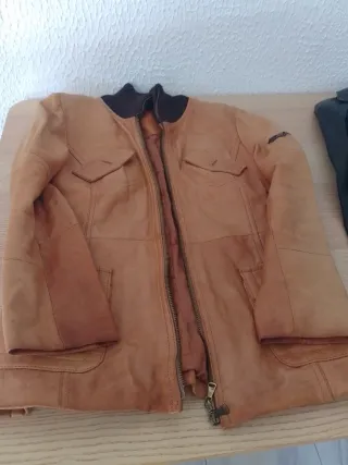 Chaqueta Cuero Vintage