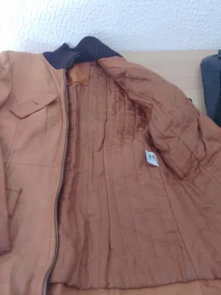 Chaqueta Cuero Vintage