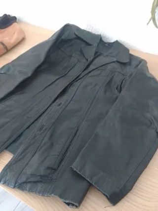 Chaqueta Cuero Vintage