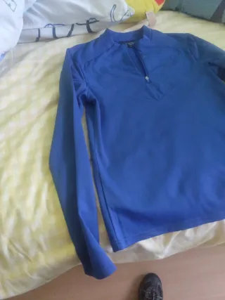 Camiseta térmica infantil Primark azul Talla 12-13