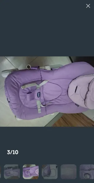 HAMACA BEBES CHICCO con vibración.0-a 1 año