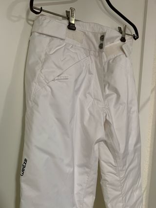 Pantalón de esquí blanco talla 36