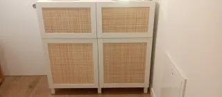Aparador Ikea Rattan y Madera