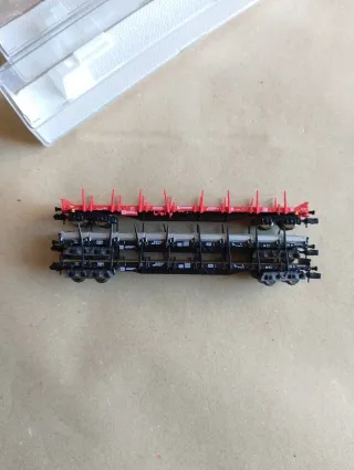 Lote 3 vagones portacontenedores