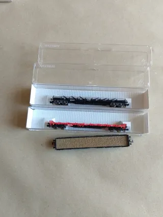 Lote 3 vagones portacontenedores