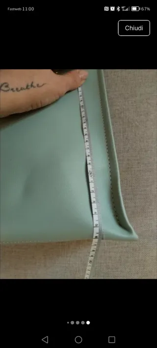 Borsa tote azzurra Carpisa nuova