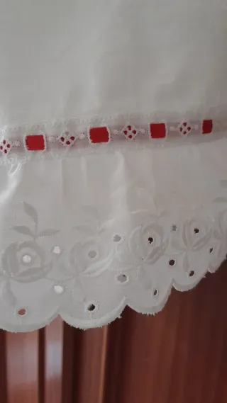 Enaguas fallera o regional blancas