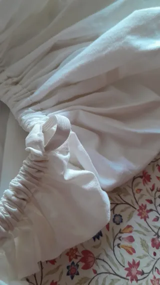 Enaguas fallera o regional blancas