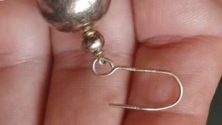 Orecchini lunghi argento