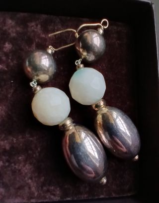 Orecchini lunghi argento