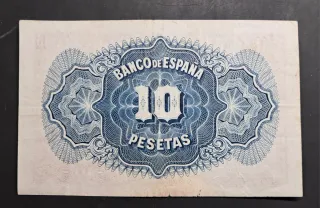 Billete 10 Pesetas 1935 Banco de España