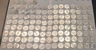 20 Monete d'argento 500 lire caravelle circolate