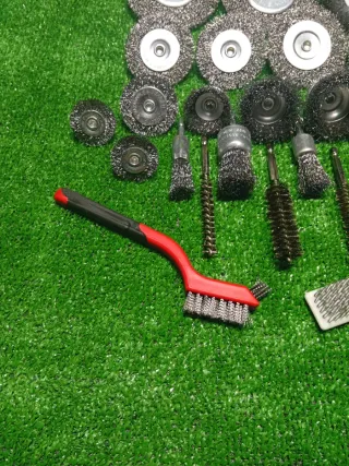 Set 24 Cepillos Alambre para Taladro