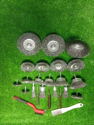 Set 24 Cepillos Alambre para Taladro